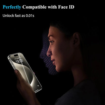 4Pcs Full Cover Tempered Glass For iPhone 16 11 12 13 14 15 Pro Max Anti-Burst Screen Protector For iPhone 7 8 XR XS Max Glass