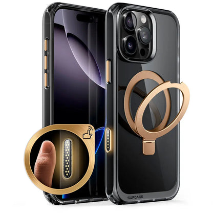SUPCASE For iPhone 16 Pro Max Case with Camera Control Capture Button UB Mag Stand Series Slim Clear Magnetic Phone Case