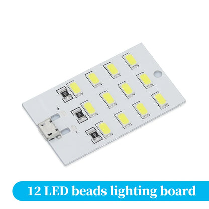1PCS high quality 5730 smd 5V 430mA~470mA White Mirco Usb 5730 LED lighting panel USB mobile light Emergency light night light