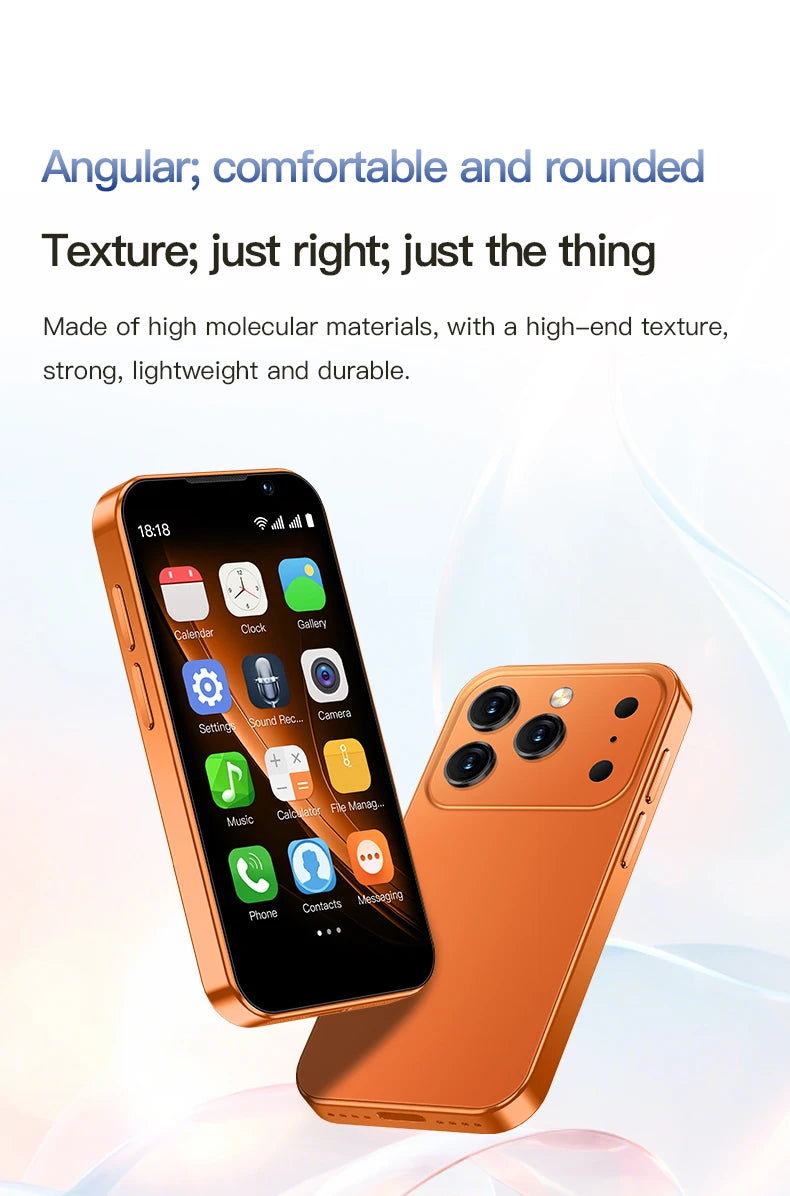 SOYES i17 Mini Smartphone 3.0" Display 2GB RAM 16GB ROM Dual SIM Standby Dual Camera Android 9.0 Multi Apps Support Small Phone