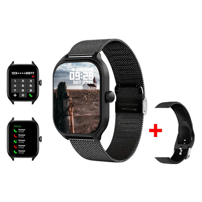 LAXASFIT 2025 New H9 Smartwatch Dial to Answer Calls Calorie Tracking Heart Rate Blood Oxygen Monitoring Bluetooth Smartwatch