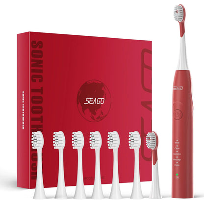 Seago Electric Toothbrush Two-engines Magnetic Core Oral Care Smart Adult Timer Brush Waterproof Brushes SG540
