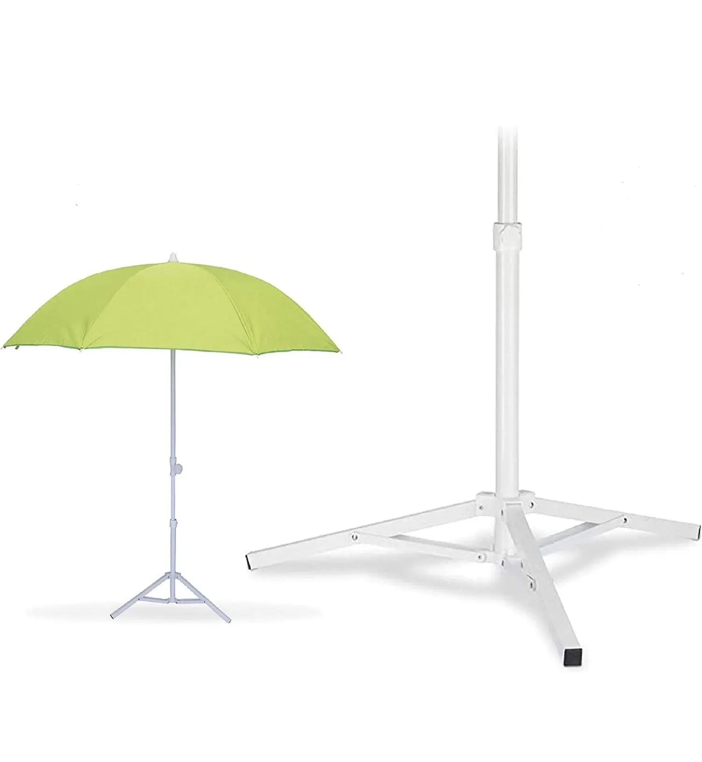 Support de parapluie GREATOOL, pied de parapluie à 3 pieds, 53 x 54 cm / 78 x 58 cm