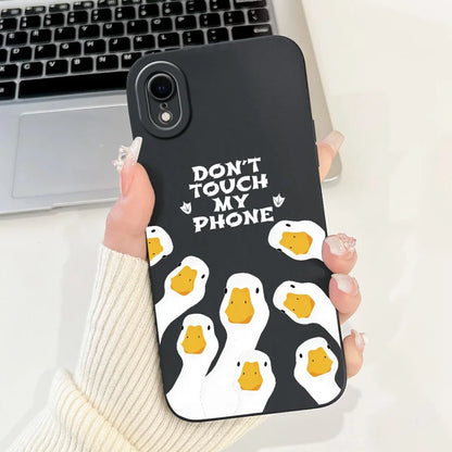 For iPhone X XR XS SE 2020 Case iPhoneX Liquid Soft Silicone Case For iPhone x s XR Back Cover For iphone se 2020 Phone Bumper
