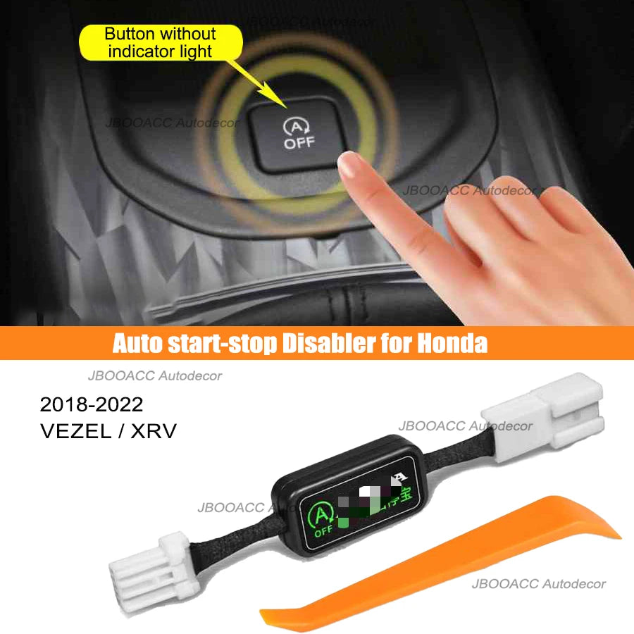 Auto Start Stop Off For Honda 10th Generation Accord Civic HRV URV CRV ZRV Inspire Breeze Crider Envix Auto Start-stop Disabler
