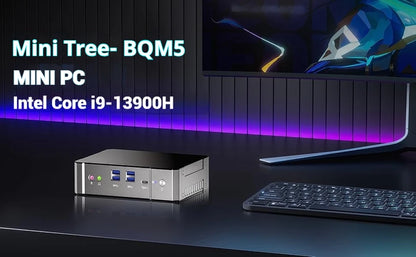 13Th Gen Mini Gaming PC Windows 11 Intel Core i9 13900H DDR5 PCIE4.0 Gamer Office Desktop Mini Computer Quad 4K Displays Wifi6