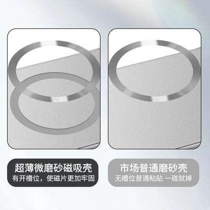 New Slim Thin Matte Metal Painted PC Magnetic Case For Magsafe iPhone 17 Air 17 16 15 14 13 12 Pro Max Plus Frameless Cover