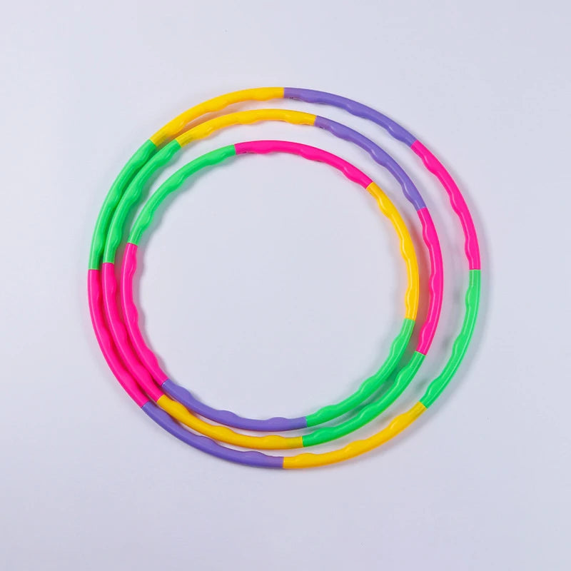 Sport Removable Color Hoop Equipment For Children Portable Exercise Plastic Fitness Training Circle Children's Best Gifts
