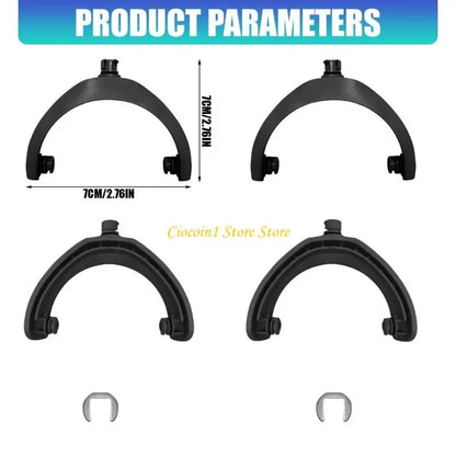 A3PC Plastic Headsets Headband Hinge Support For WHCH520 Earphone Ergonomic Design