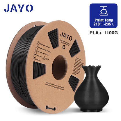 JAYO PETG/PLA+/SILKPLA/PLAMeta/PLAMatte/ABS/ PLA Filament 1.75mm 1.1/0.65KG 3D Printer Filament For FDM 100% No Bubble Mix Color