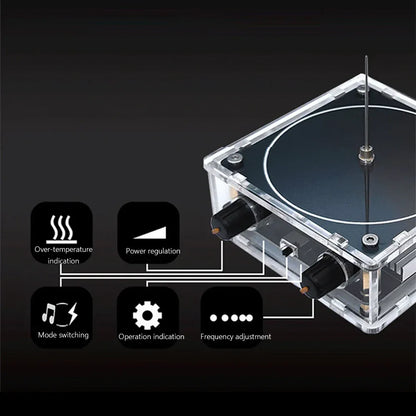 Music for TESLA Coil Speaker Wireless Transmission Touchable Artificial Spark Palm for TESLA Coil Science Teaching Experimental