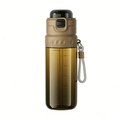 750ML Portable Mist Spray Water Bottle Double Drinking Sports Bottle Leakproof Gym Running Hiking Camping Outdoor Activity Gift