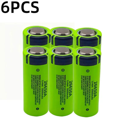 100% brand new,original,high-quality,true capacity 26650A 5000mAh 3.7V lithium-ion rechargeable battery 26650 flashlight