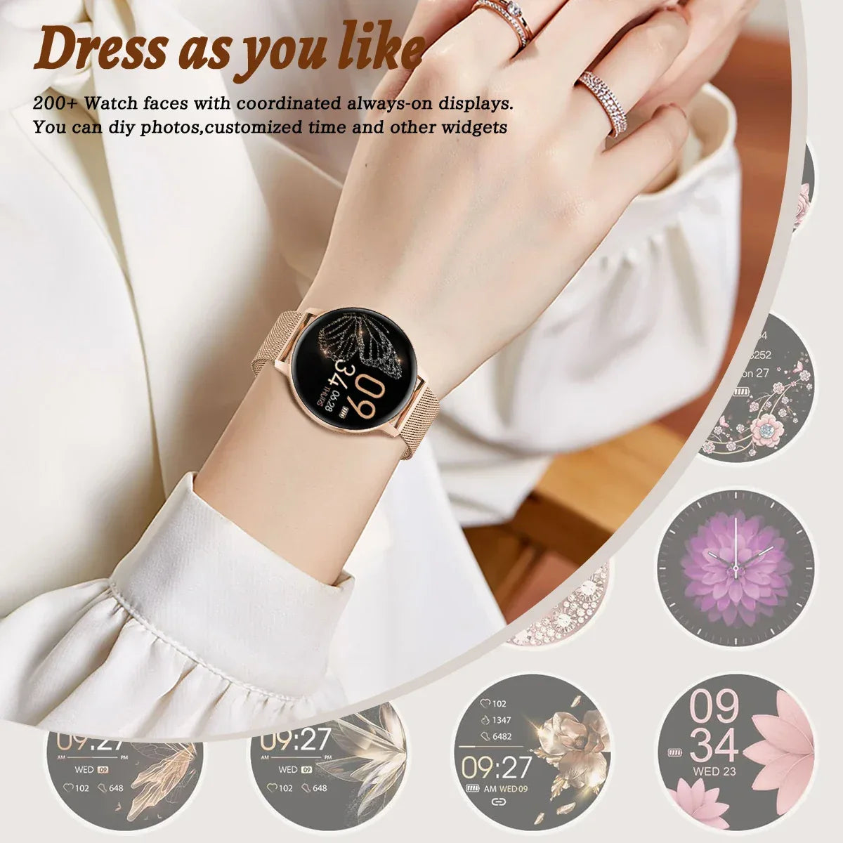 LIGE Bluetooth Call Smart Watch Women Custom Dial Watches Men Sport Fitness Tracker Heart Rate Smartwatch For Android IOS 2025