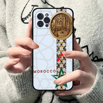 Maroc M-Morocco Flag For IPhone 17 16 15 14 13 12 11 Pro Max 13 17Air Shockproof Soft Phone Cases Coque