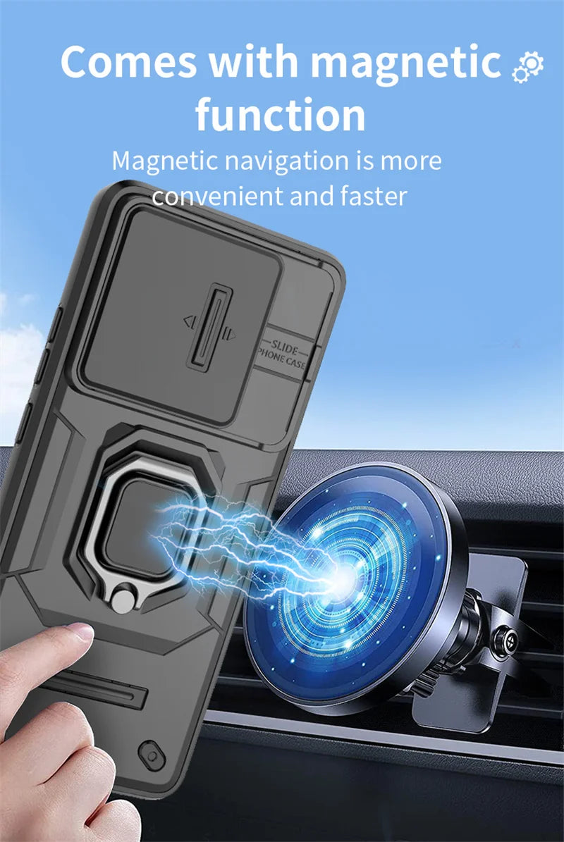 For Xiaomi 15T Pro 5G Case Car Magnetic Ring Stand Armor Phone Cases for Xiaomi15T Xiaomi15T Xiomi Mi15T Mi 15 T T15 Back Cover