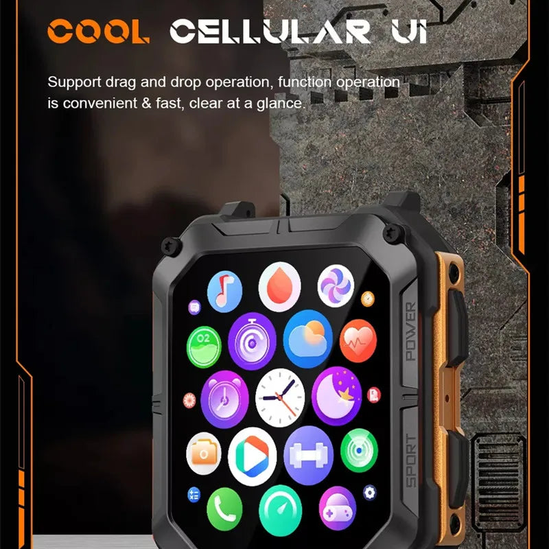 Smart Watch C20 PRO 1.83 Inch Men Music BT Call Outdoor Sports Fitness Tracker Heart Rate Blood Pressure Smartwatch