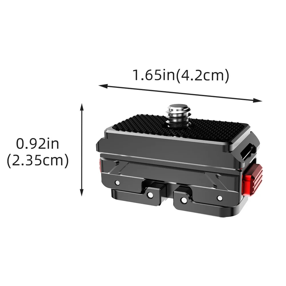 Quick Release Magnetic Adapter Base Mount for Insta360 Ace Pro 2 Protective Case 1/4 Screw Magnetic Adapter Mount Accessories