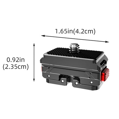 Quick Release Magnetic Adapter Base Mount for Insta360 Ace Pro 2 Protective Case 1/4 Screw Magnetic Adapter Mount Accessories
