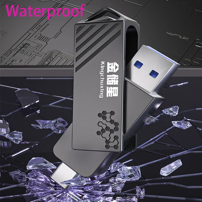 High Speed Solid State USB Drive 1TB Mobile Phone Hard Drive Type-C Dual Interface Mobile Computer Large Capacity USB Drive 512G