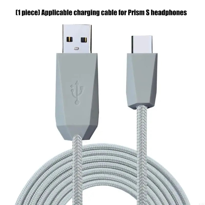 PVC Replacement Charging Cable For ROG DeltaS Headphones Data Cord 180cm K1KF