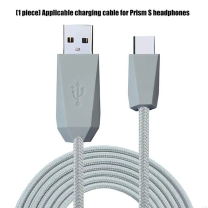 PVC Replacement Charging Cable For ROG DeltaS Headphones Data Cord 180cm K1KF