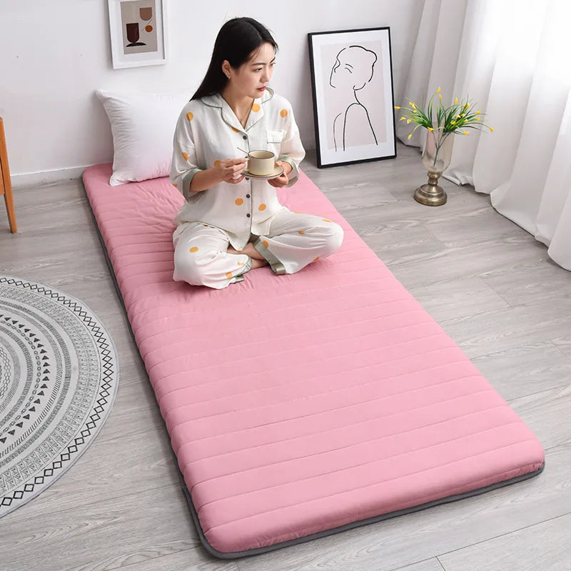 Foam Mattress Folding Elastic Cushion Student Mattress Special Soft Mattress Bunk Folding Sponge Mattress Sleeping Pad