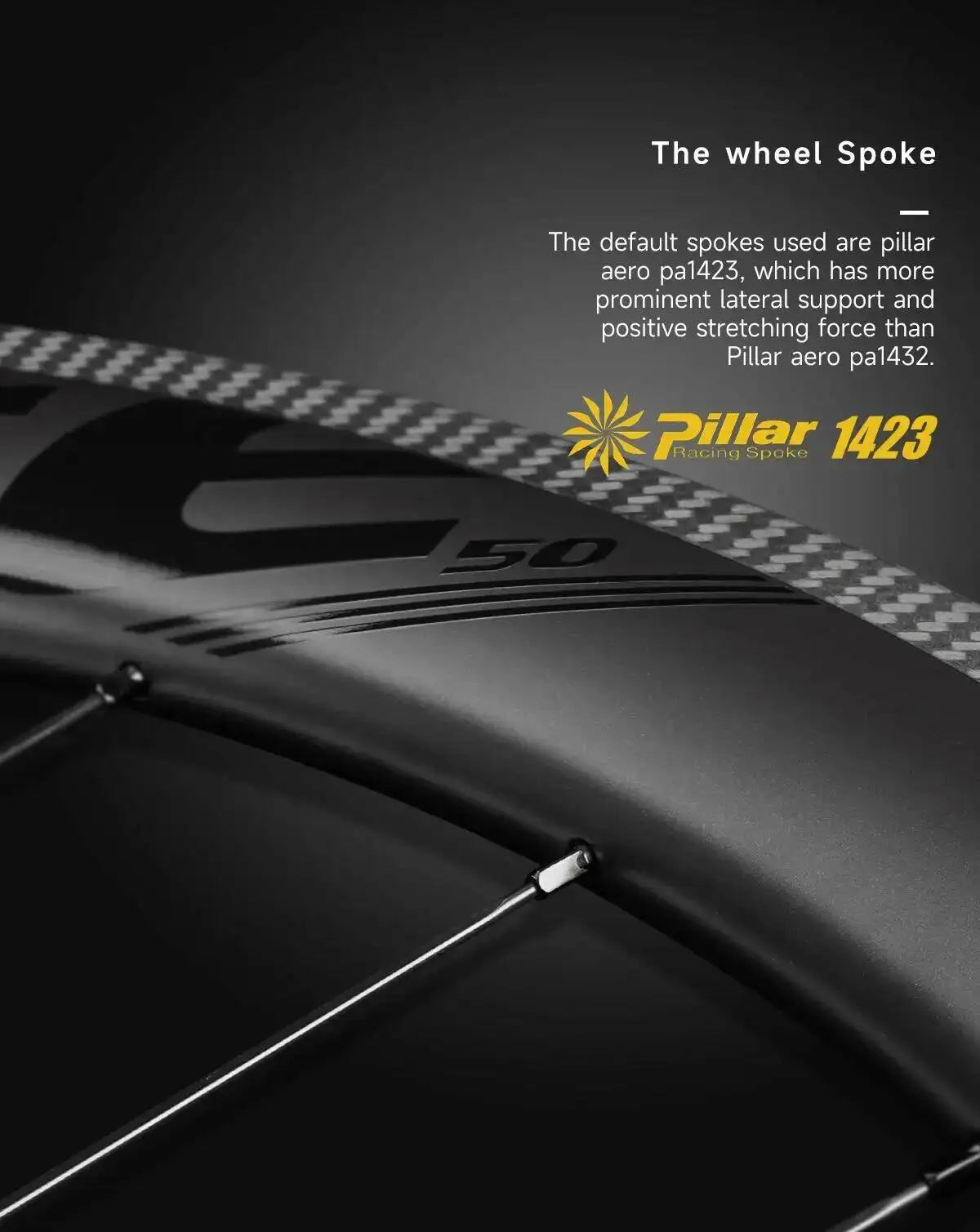 ELITEWHEELS 700c Road Carbon Wheels UD Finish UCI Quality Carbon Rim Tubeless Ready Pillar Nipple 1423 Spokes Racing Wheelset