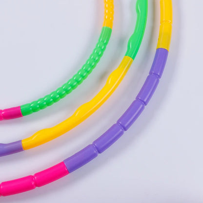Sport Removable Color Hoop Equipment For Children Portable Exercise Plastic Fitness Training Circle Children's Best Gifts