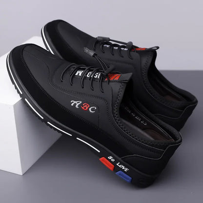 Extra Large Men's Shoes Casual Soft Bottom Leather Spring Autumn New Style 46 47 48 Trendy Shoes Comfortable Rubber Sole
