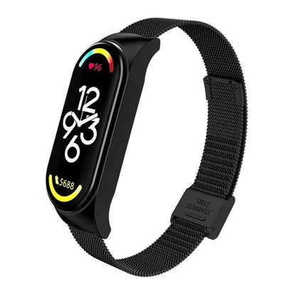 Metal Strap bracelet for Xiaomi mi band 7 6 5 3 4 strap Stainless Steel MiBand 4 Smart Wrist Strap for xiao mi miband 4 3 straps
