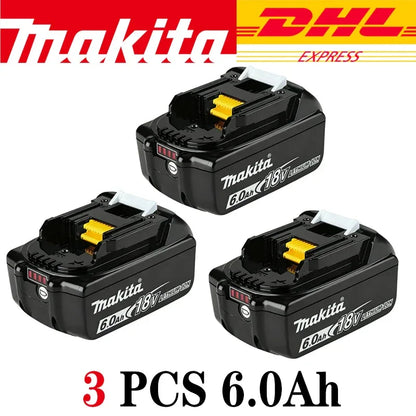 100% Genuine Makita Battery 18V 6Ah 9Ah Rechargeable Lithium Battery High Capacity for Makita Cordles Power Tool Battery