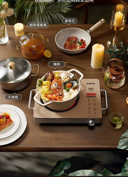 Electric ceramic stove household kitchen high-power stir-frying induction cooker does not pick the pot new light wave stove
