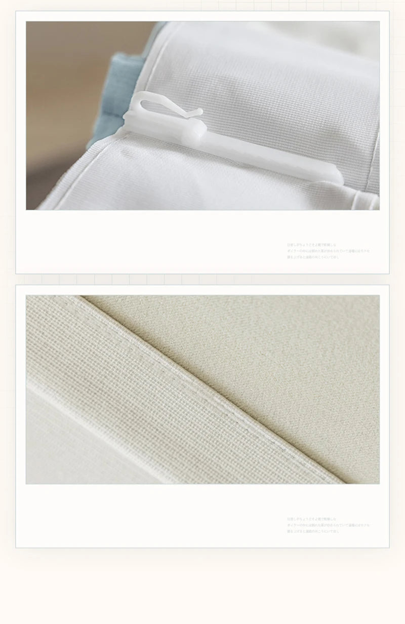 Minimalist Children's Room Drapes Large Area Bedroom Blackout Curtain Home Balcony Bay Window Curtains Modern Living Room Drape