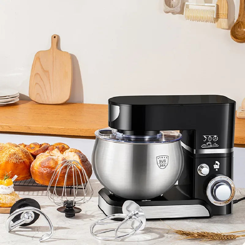 5L Stand Mixer – 3-in-1 Multifunctional Kitchen Machine with Dough Hook, Beater & Whisk,1000W Powerful Motor for Baking/Cooking