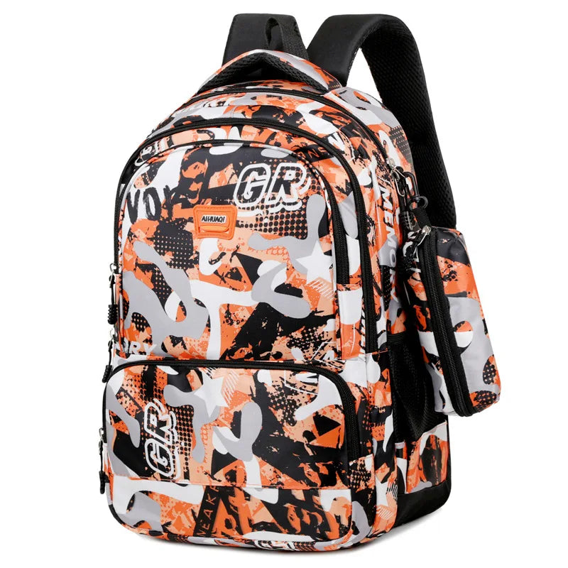 Camouflage printed school backpacks for teenage boys and girls Men's large capacity backpack computer bag student schoo bags