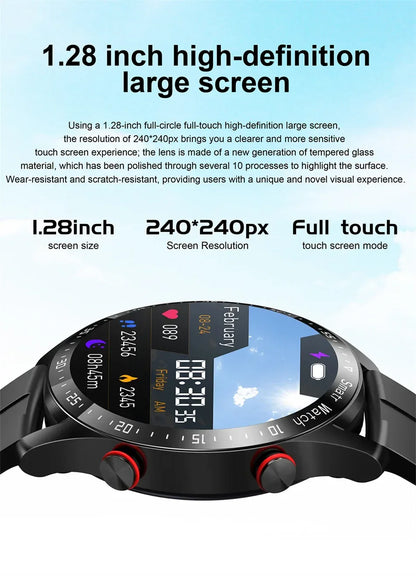 2026 New Voice Call Smart Watch Men GT Series HD AMOLED Screen Heart Rate Sports Watch ECG+PPG Health Smartwatch For Android IOS
