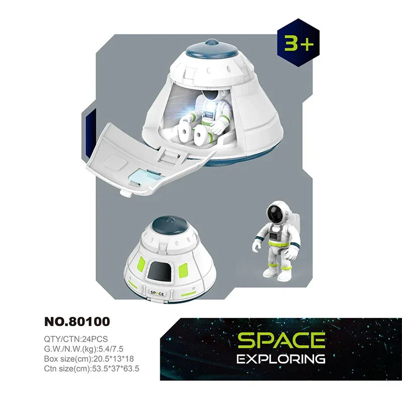 Puzzle Acousto Optic Space Toys Space Model Air Force Shuttle Space Station Rocket Aviation Series Toy Forkids Christmas Gift
