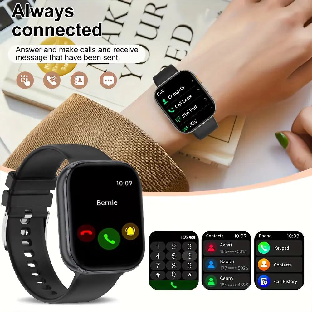 2026 2.04-inch Ultra Smart Watch 1000mAh High Capacity Battery Outdoor Sports Fitness Health Monitoring Smartwatch For Men Women