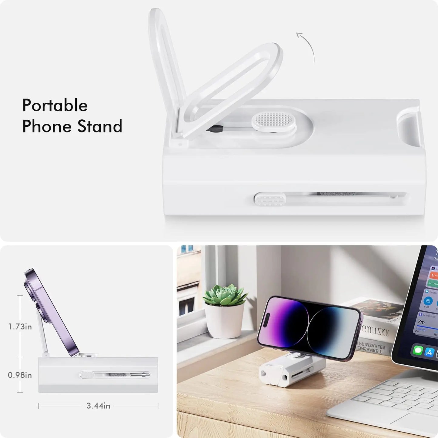 20 in 1 Cleaning Kit Computer Keyboard Cleaner Brush Earphones Cleaning Pen For Headset IPad Phone Cleaning Tools Keycap Puller