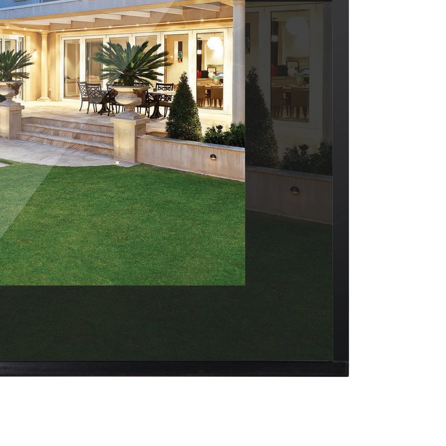 Soulaca Outdoor TV, 55" 4K Smart Outdoor TV, 2000 Nit High Brightness, IP65 Waterproof, Sunlight Readable Display