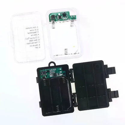 1 Set 3 Sections AA Battery Holder 3V No.5 Waterproof And Dustproof Battery Cartridge With Timing Function