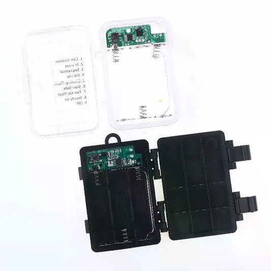 1 Set 3 Sections AA Battery Holder 3V No.5 Waterproof And Dustproof Battery Cartridge With Timing Function