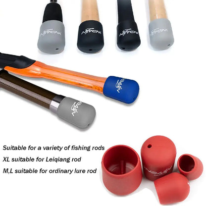 Rod Protective Case Fishing Rod Handle Cover Rod Bottom Protector Fishing Rod Handle Protective Case Fishing Rod Fixed Ring