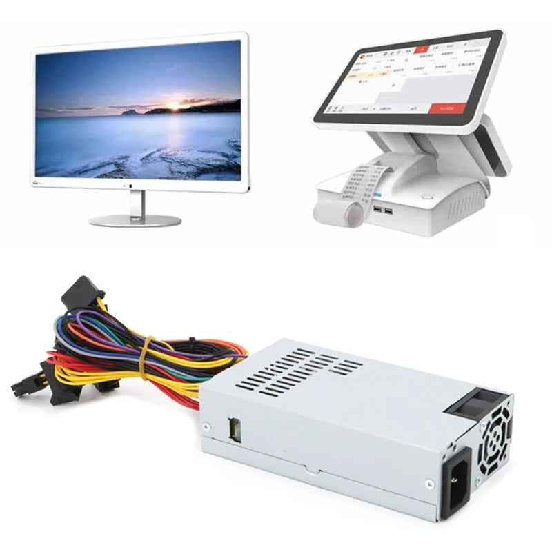 MINI PSU Computer Flex Power Supply 1U 200W Small Desktop PC Cash Register Power Server Power Desktop Power