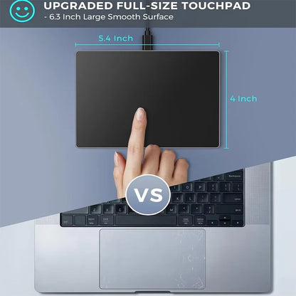 Multi-Touch Trackpad,Ultra Slim Aluminum USB Wired Touchpad Mouse for Windows 10/11 Desktop/Laptop/Notebook Computer PC
