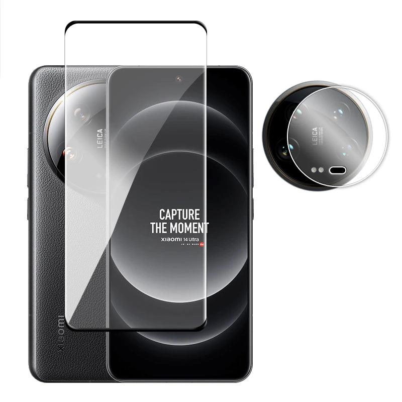 For Xiaomi 14 Ultra 5G Glass Full Cover 3D Curved Screen Protector Xiaomi 13 14 Ultra Tempered Glass For Xiaomi 14 Ultra Film