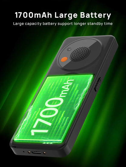 UNIWA V2000 Phone Big Push-Button Dual Screen 0.3MP Camera FM Radio Keyboard 1700mAh 4G Cellphone Support one click dialing
