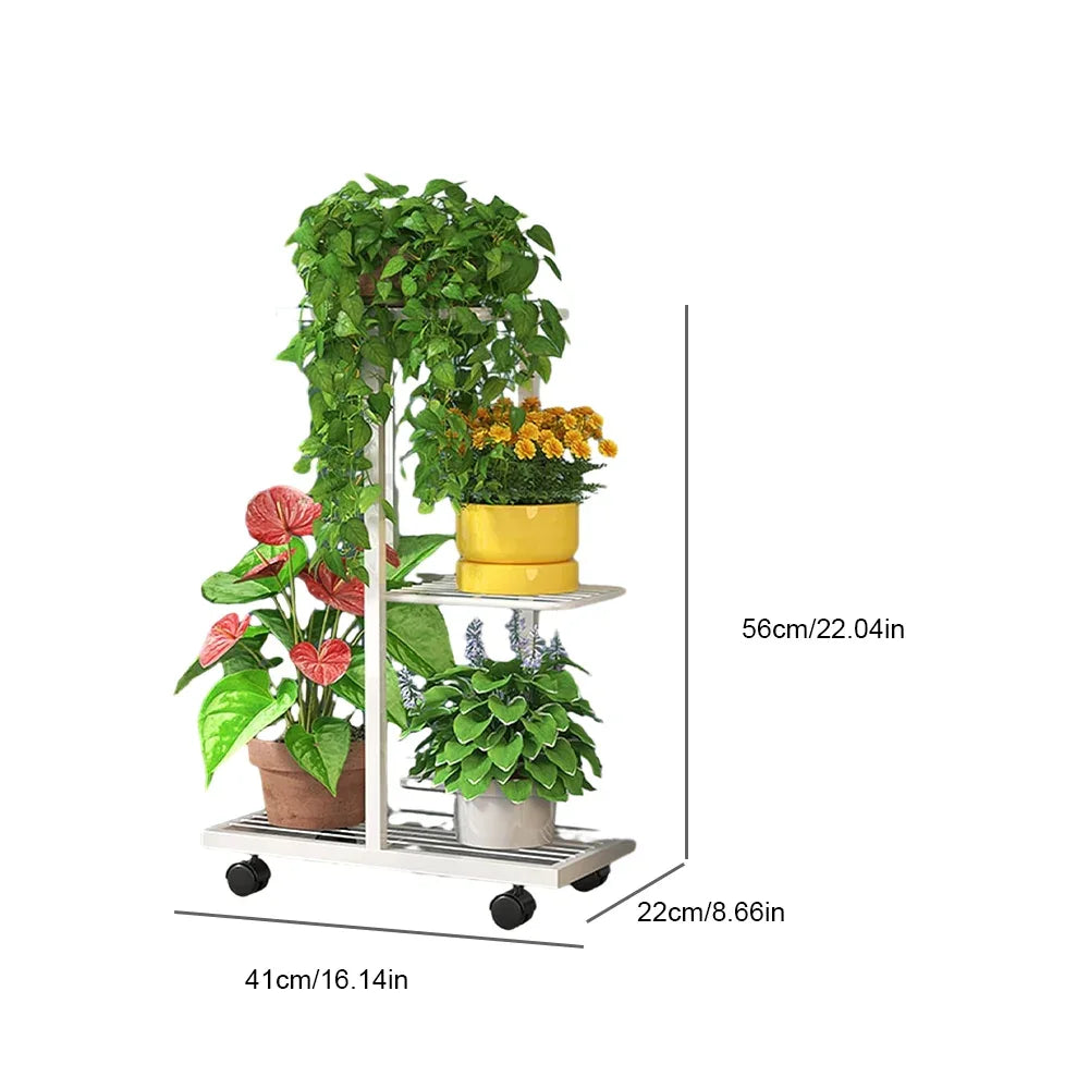 Plant Stand Stand for Flowers Iron 3/7Layers Plant Shelf Plant Organizer Storage Plant Holder Display Stand Garden Decoration