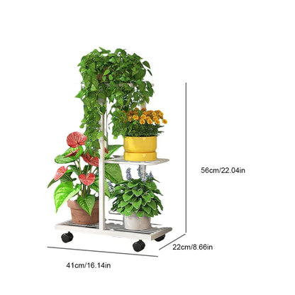 Plant Stand Stand for Flowers Iron 3/7Layers Plant Shelf Plant Organizer Storage Plant Holder Display Stand Garden Decoration